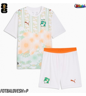 Pobřeží slonoviny Dětské Venkovní Dres MS 2026 Krátký Rukáv (+ trenýrky)